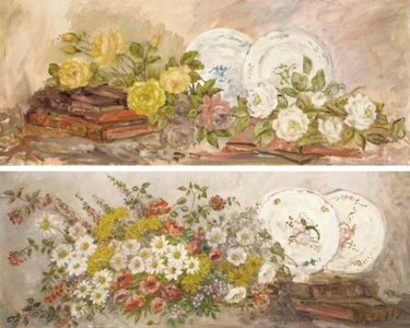 Summer flowers; and Roses