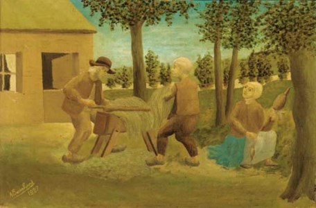 Les cardeurs et la fileuse