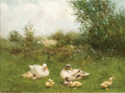Ducks in the dunes