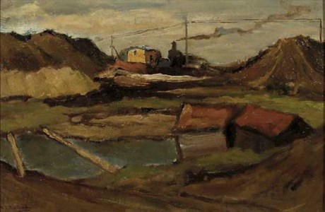 A sandpit