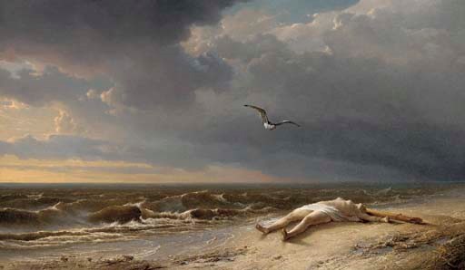 The shipwrecked woman