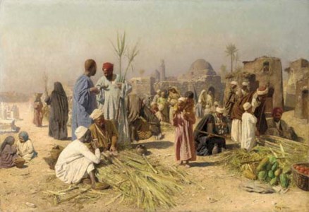 A vegetable market, Cairo