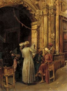 A gathering around the Morning News, Cairo