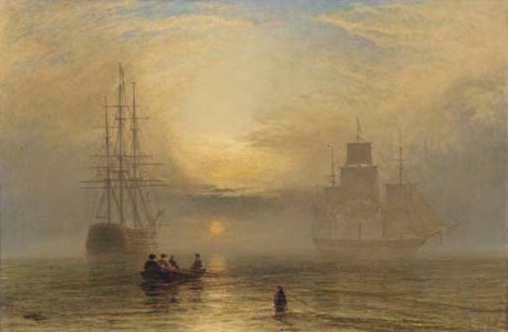 Sunrise in a mist