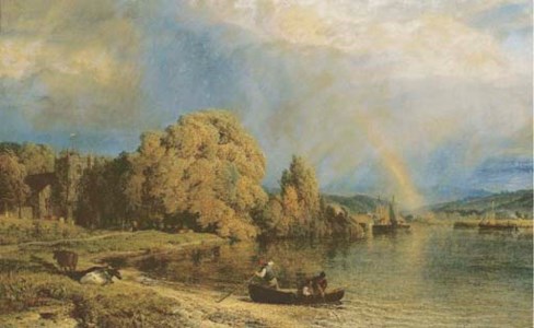Rain clearing off, Thorpe Green (lower left)