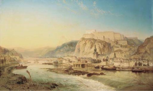 View of Dinant, Belgium