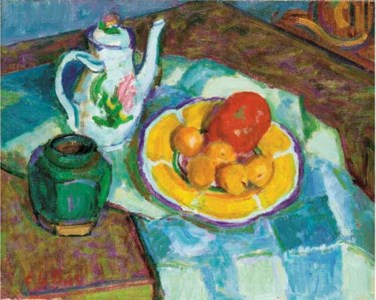 Still life with coffee pot