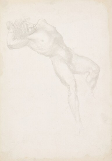 Study of a Slave for The Wheel of Fortune