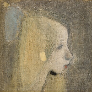 Blonde Girl (Girl with Blue Bow)