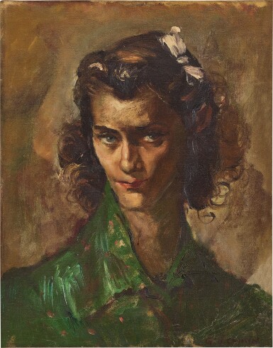 George Chann 陳蔭羆 | Untitled (Portrait of a Woman) 無題仕女（肖像）
