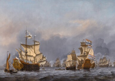 The surrender of the Royal Prince during The Four Days' Battle, 11–14 June 1666