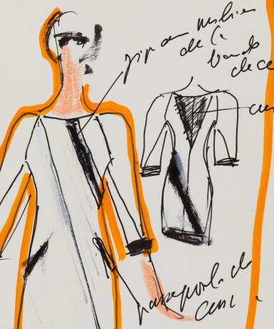 An original sketch for fashion, 2013 | Croquis de mode original, 2013