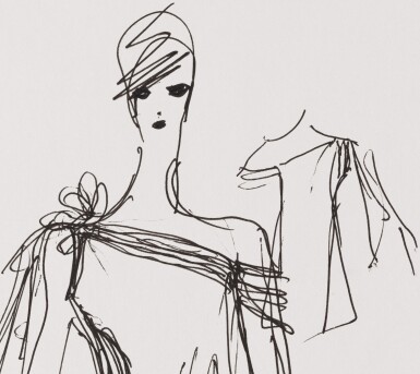 An original sketch for fashion | Croquis de mode original