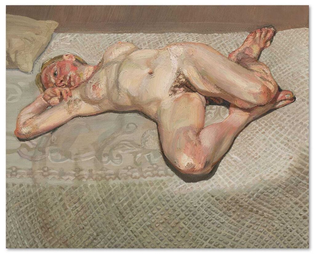Lucian Freud, Blond Girl on a Bed
