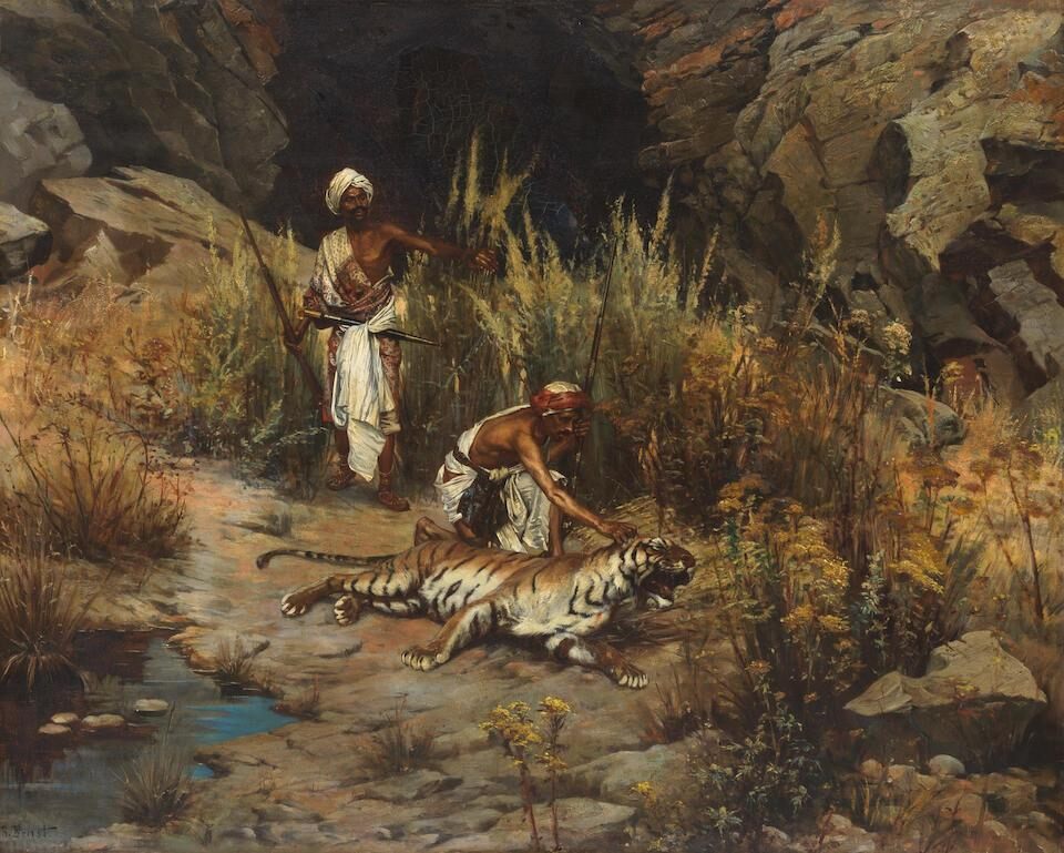 A tiger hunt