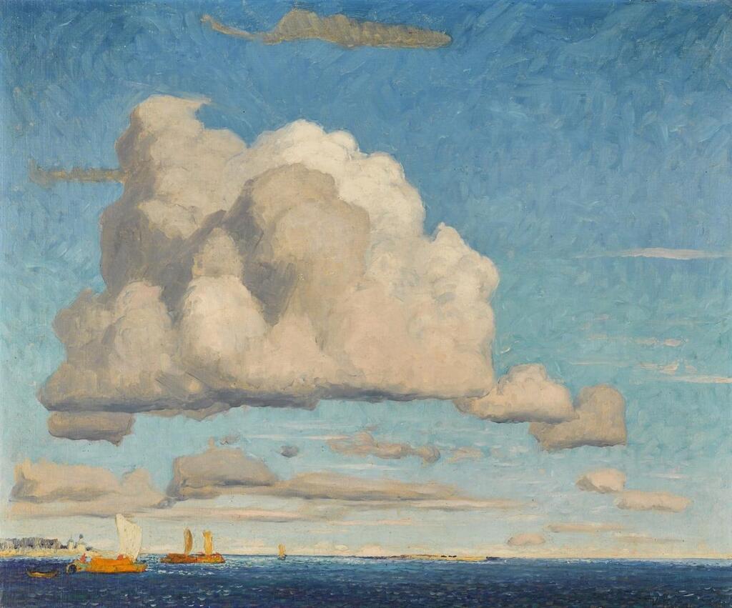 Clouds over a Lake