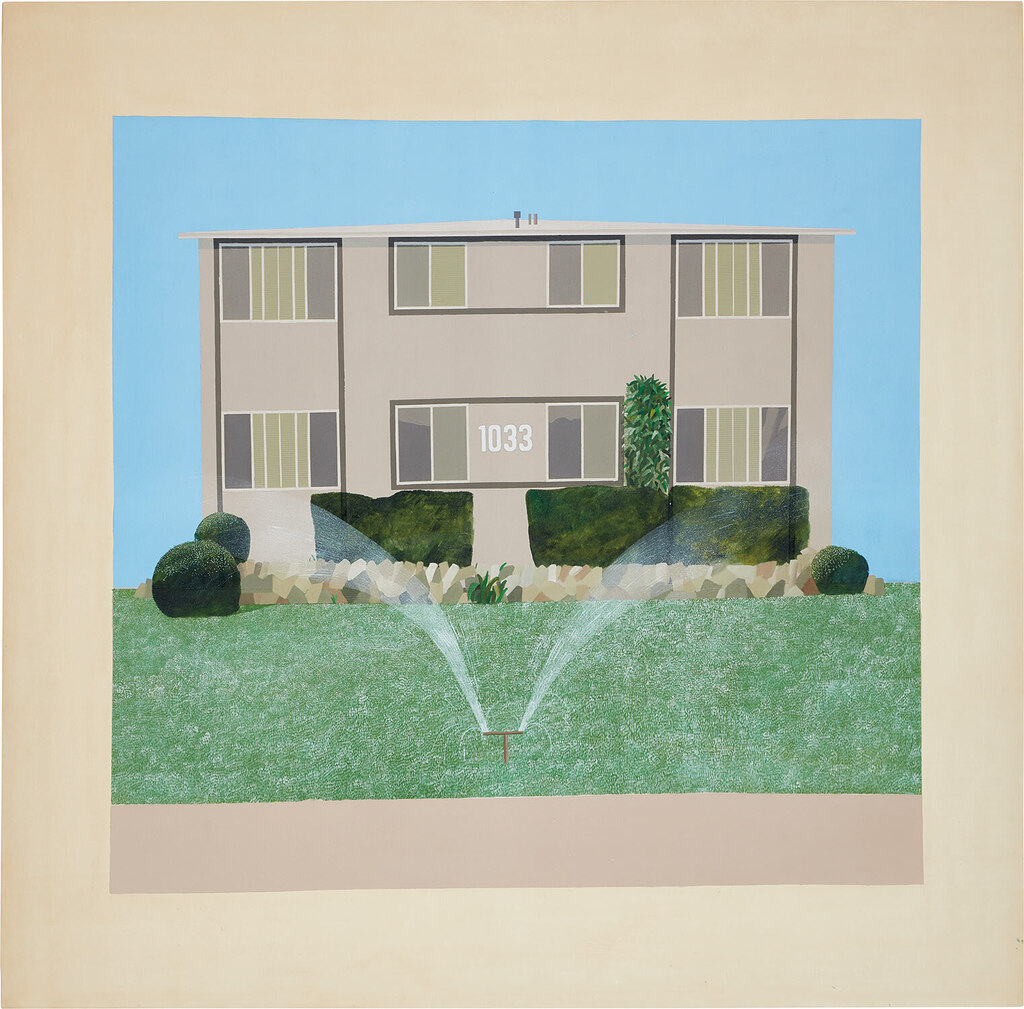 David Hockney, A Neat Lawn
