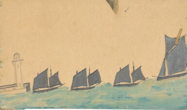 Four Sailing Boats and Pier Head