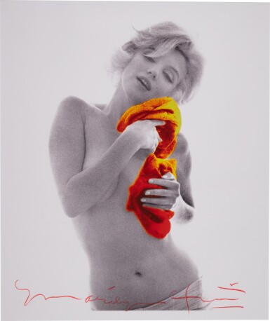 'Marilyn Monroe Orange Roses', (From the Last Sitting For Vogue), 1962