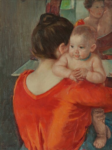 Baby Charles Looking Over His Mother's Shoulder (No. 3)