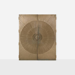 Heroic Sunburst doors, pair