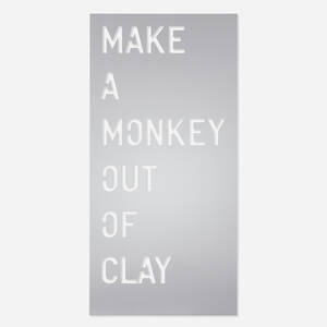 Rirkrit Tiravanija, Untitled 2013 (Make a Monkey out of Clay)