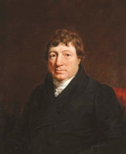 Portrait of a gentleman, half-length, in a black jacket