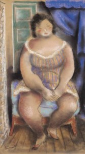 Seated woman