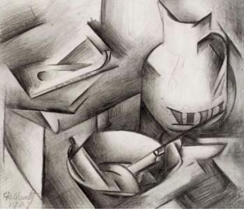 A cubist still life