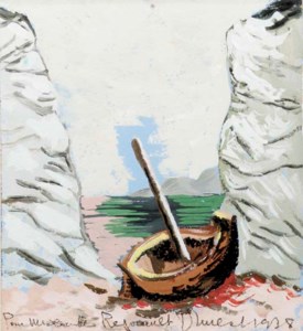 Barge sur la plage