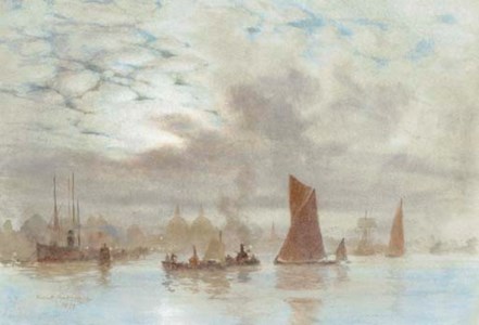 View of Greenwich from across the Thames