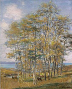Cattle grazing, Brittany