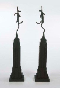 Empire State with Bowler, Mirrored