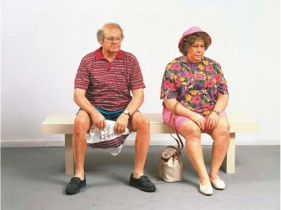 Old Couple on a Bench
