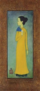 Jeune femme - l'eventail (Young lady with a fan)