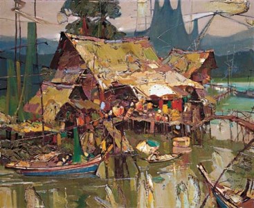 Floating market