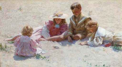 Children by the Seashore