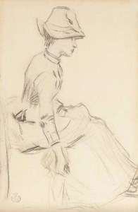 Portrait de femme assise (Mme Schuffenecker)