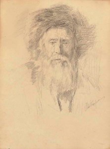 Study for 'Hoere Isreal!'