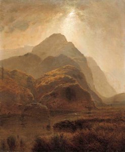 Night, Loch Dhu and the Sligachan Valley