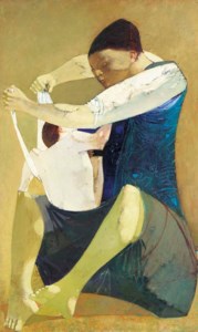 Mère à l'enfant