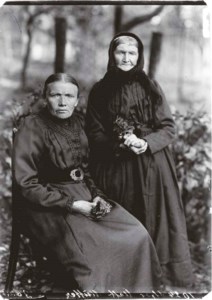 Mother and daughter, farmer's wife and miner's wife