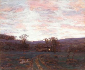 Sundown Under a Blazing Sky