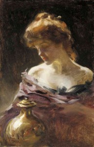 Woman with a Brass Urn
