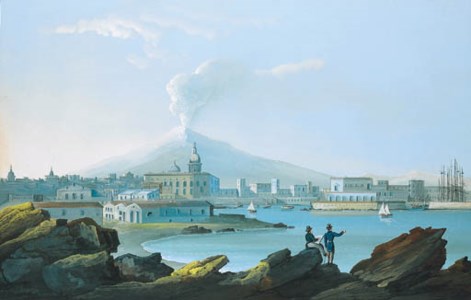 Scuola Italiana (inizi del XIX secolo), Veduta di Catania