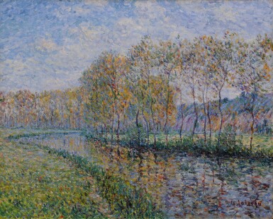 Gustave Loiseau, Les Rives de l'Eure le matin, Saint Cyr du Vaudreuil