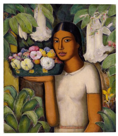 Alfredo Ramos Martínez, Mujer con flores
