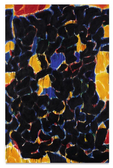 Sam Francis, Black and Yellow 