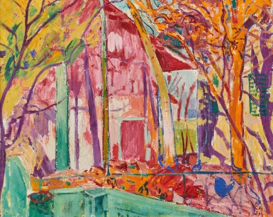 Hühnerhof auf der Oschwand, 1921 