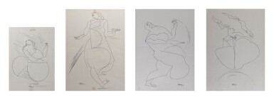 Untitled (Four drawings)